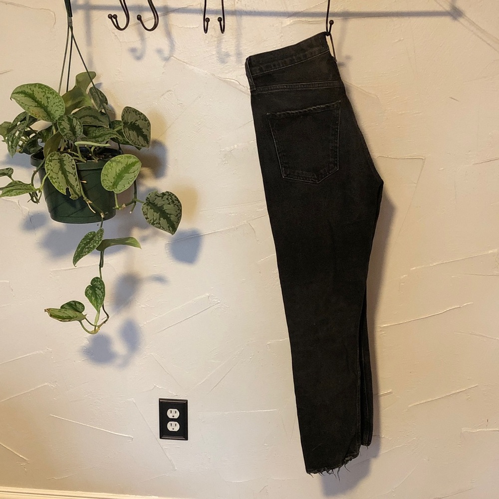 Citizens Of Humanity Black Straight Leg Jeans